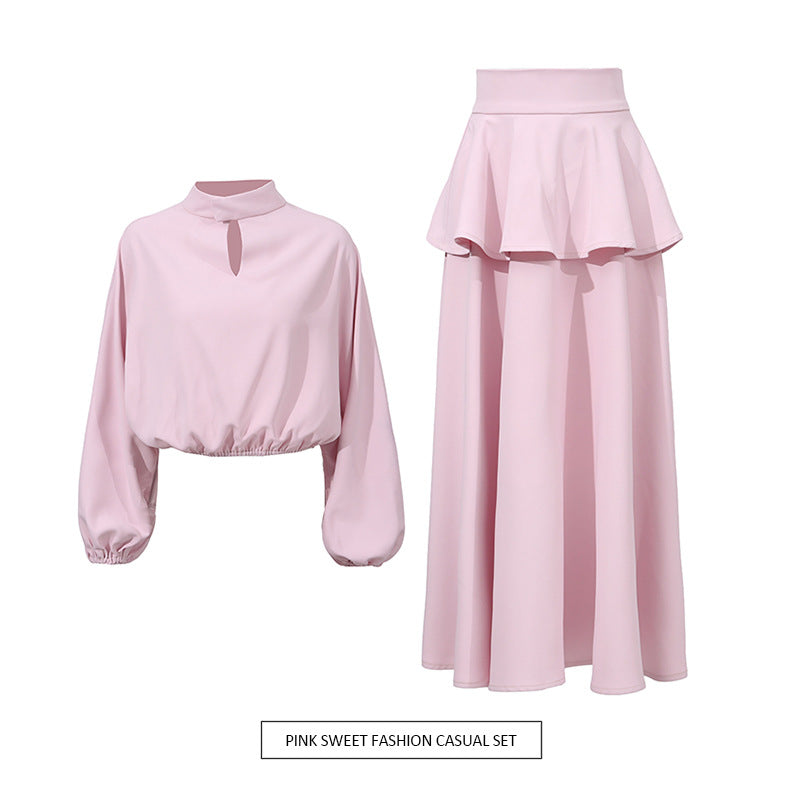 Elegant Flouced Two-Piece Dress(free shopping‼️)