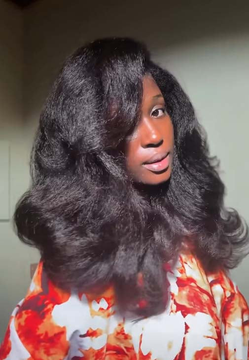 VelvaBlow™ Voluminous Natural Blowout Wig