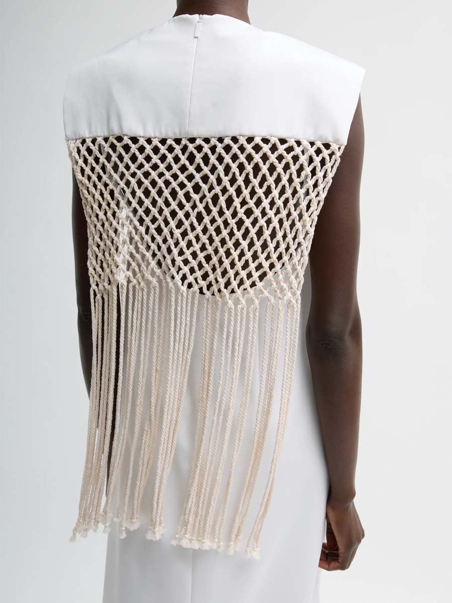 Back Tassel Maxi Dress