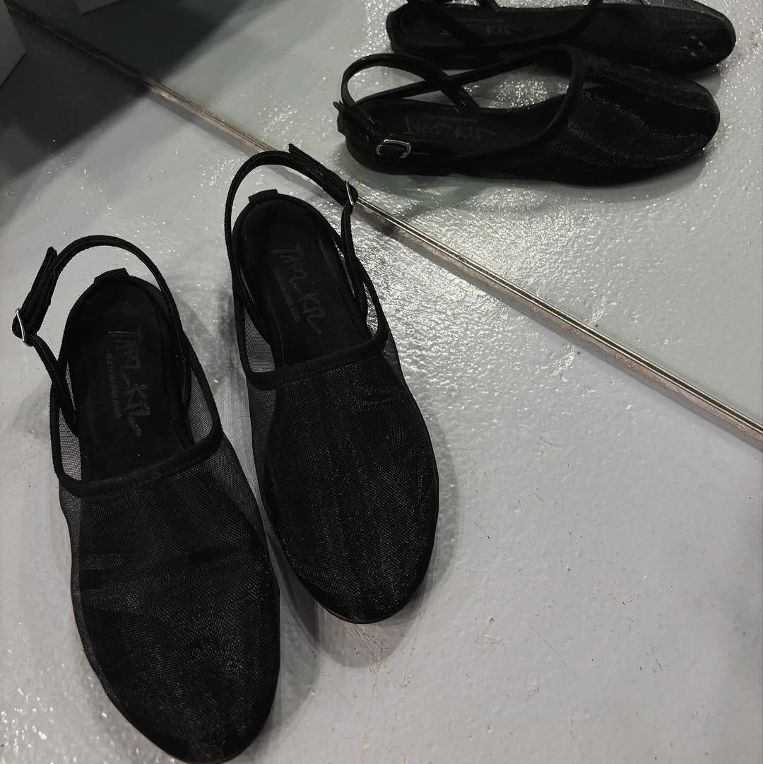 Sheer-Tech Noir Sandal – Reinforced Back Harness