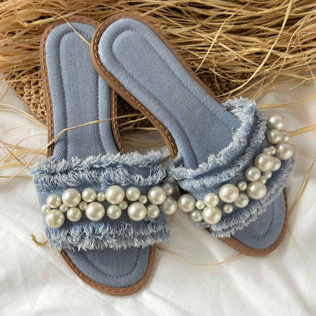 Pearl - Decorated Fringe Slides