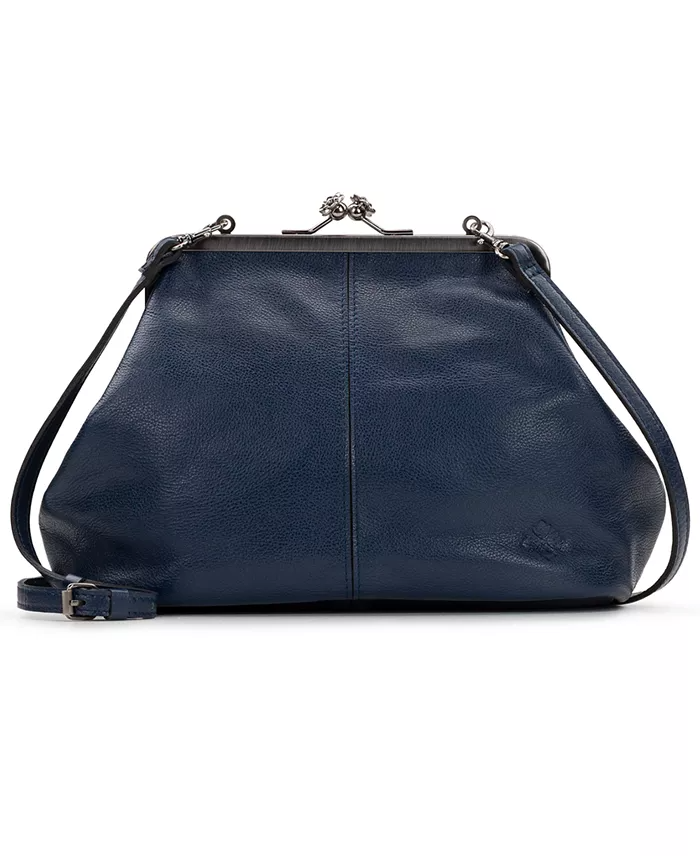 (⏰Last Day Sale For $39.99💥)-Classic Kiss-lock Closure Adorned Leather Bag