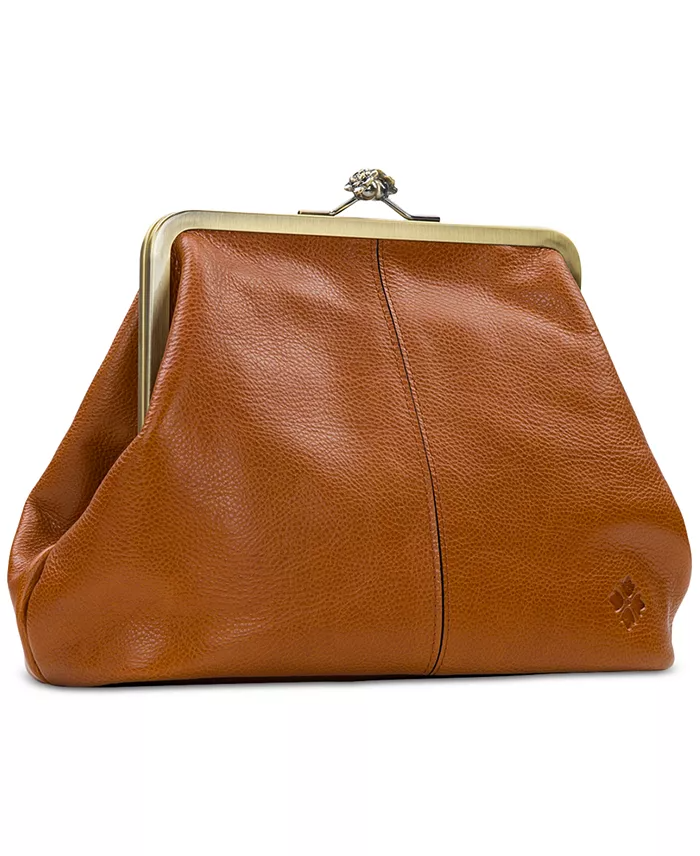 (⏰Last Day Sale For $39.99💥)-Classic Kiss-lock Closure Adorned Leather Bag
