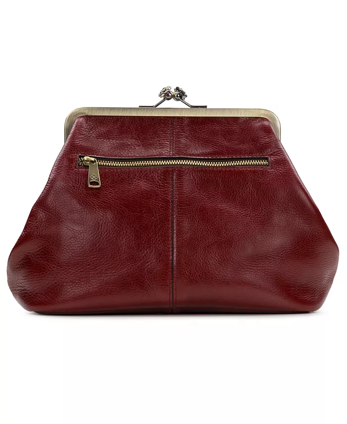(⏰Last Day Sale For $39.99💥)-Classic Kiss-lock Closure Adorned Leather Bag