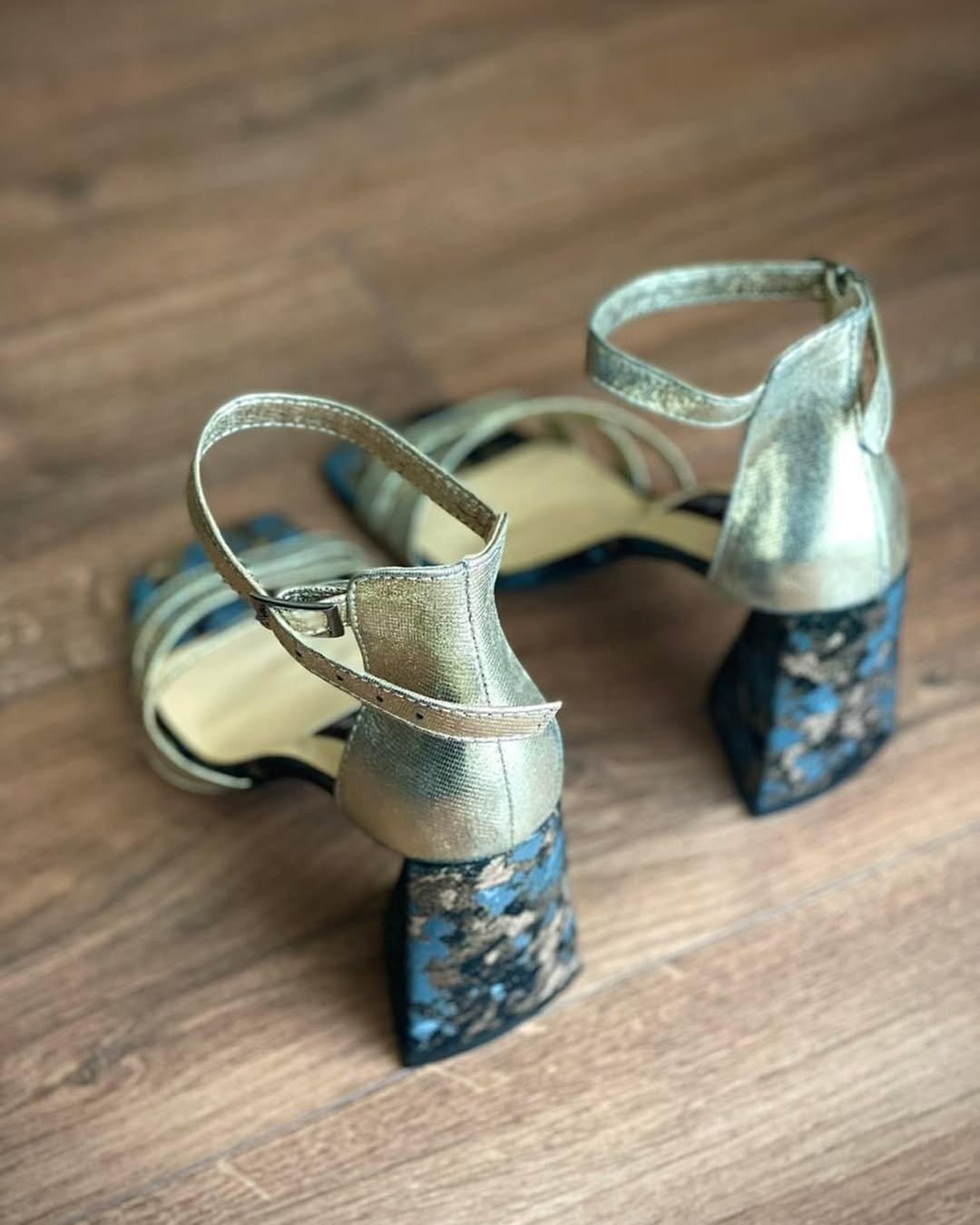 Dual Charm Block Heels