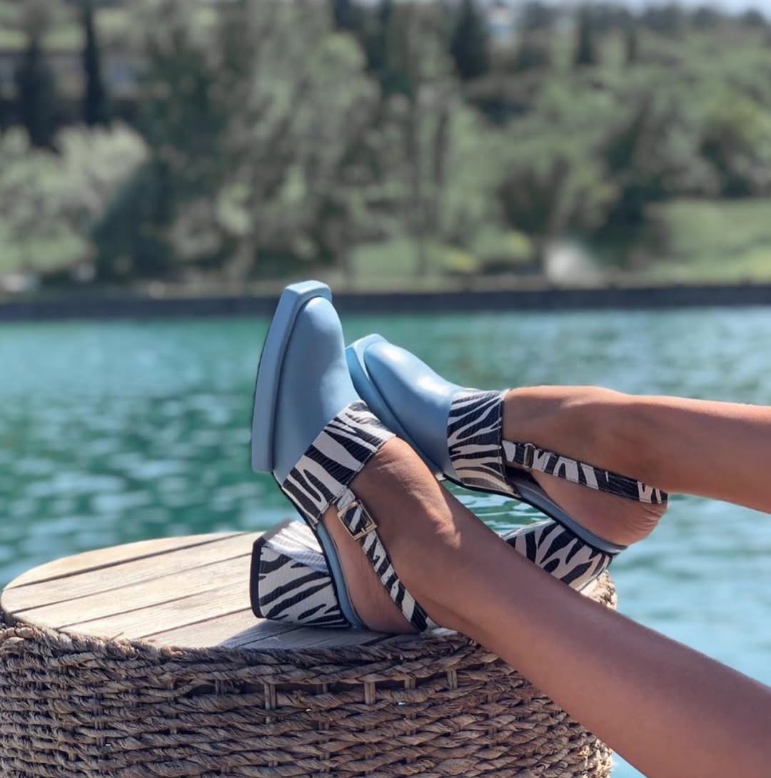 Zebra & Leopard Block Heels