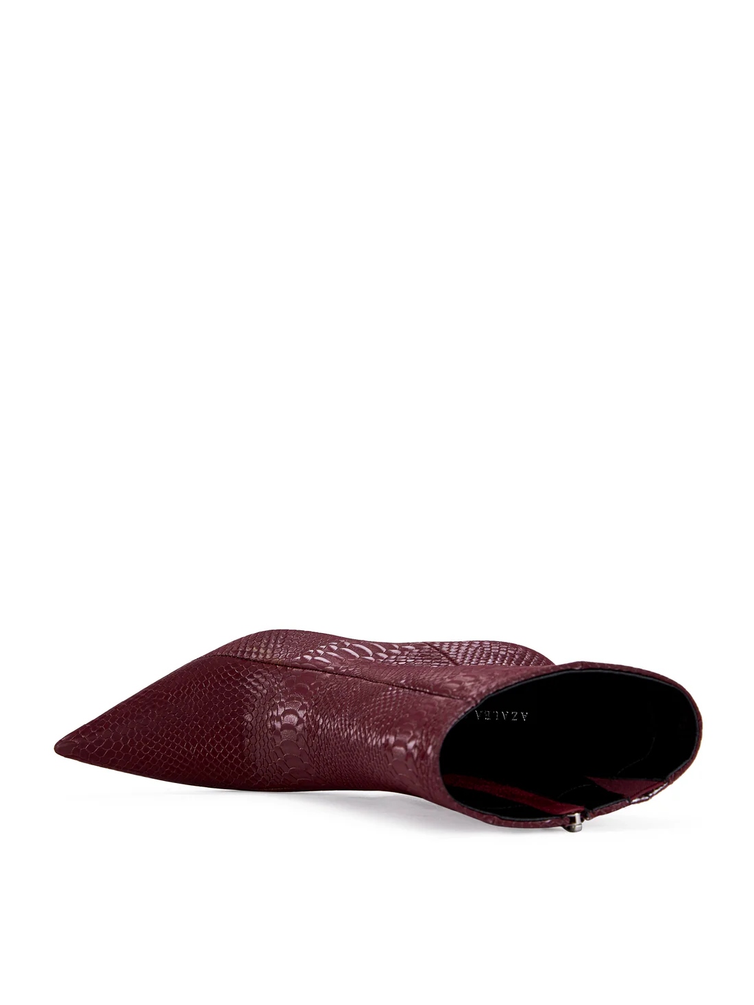BURGUNDY STILETTO BOOTIE