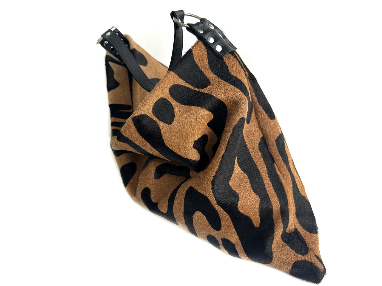 Leopard - Print Hobo Bag