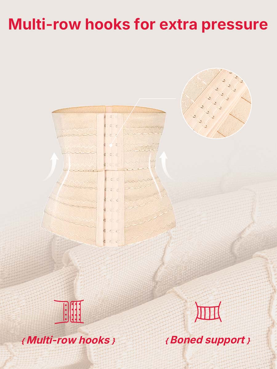 Breasted Waist Segmented Waist Cincher