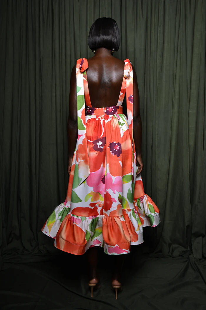 MAIDS DRESS IN FLORAL