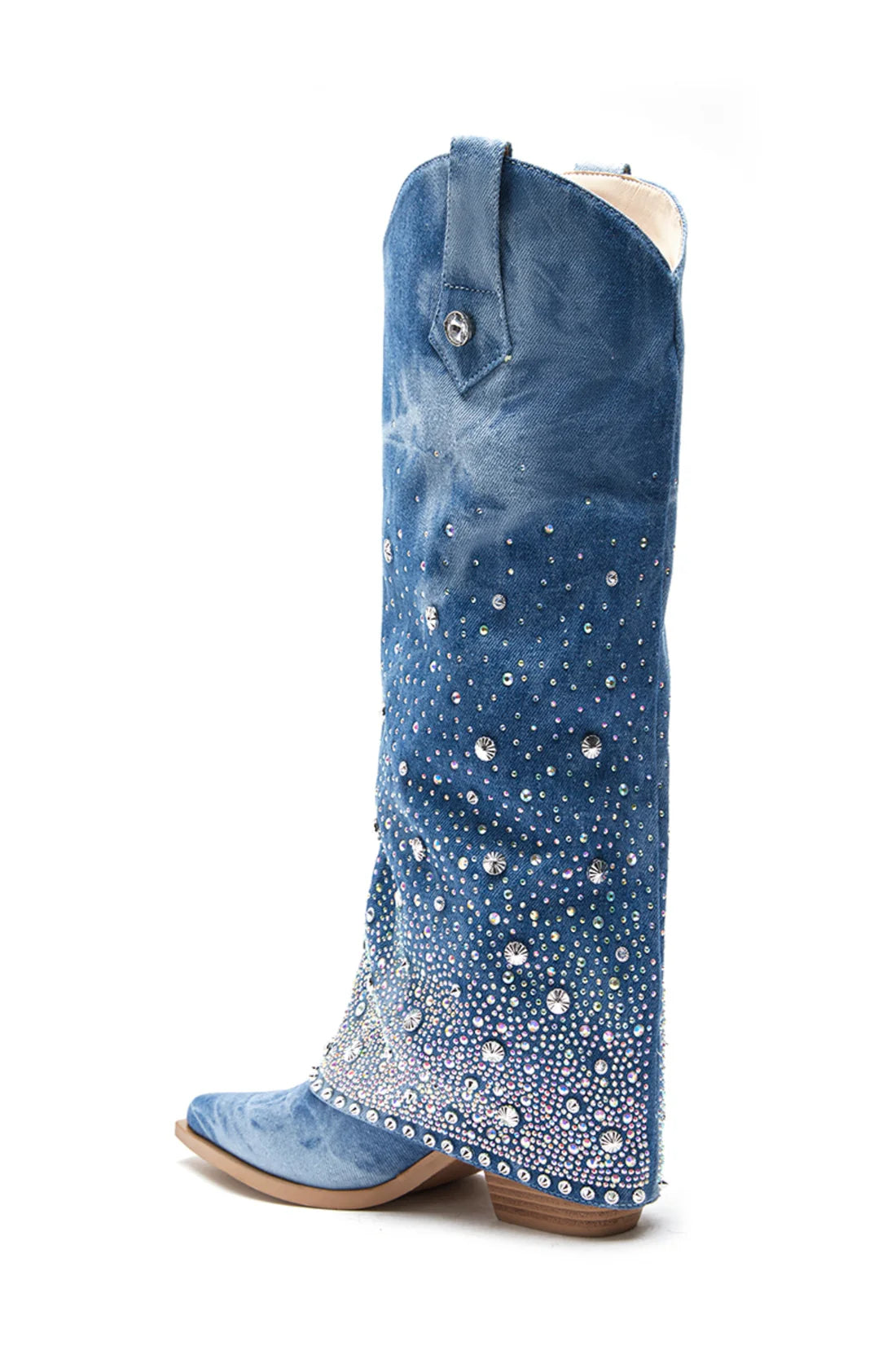 Blue Sparkle Cowboy Western Boots