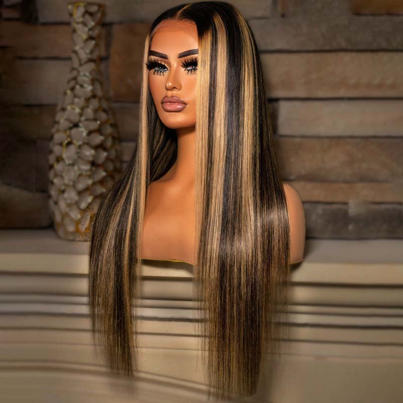 Spotted Straight Wig