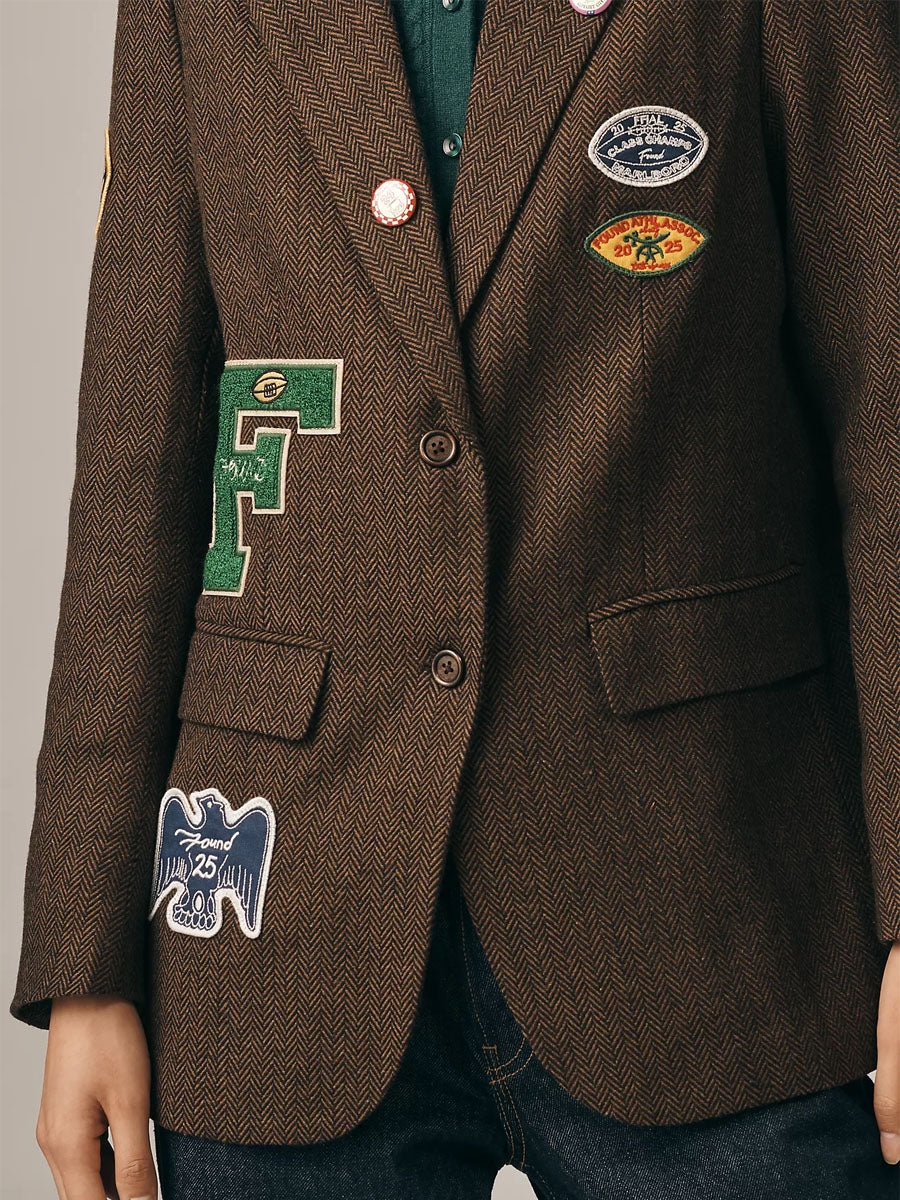 Fashion Patches Oversized Blazer
