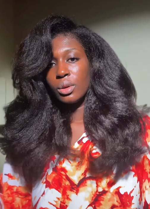 VelvaBlow™ Voluminous Natural Blowout Wig