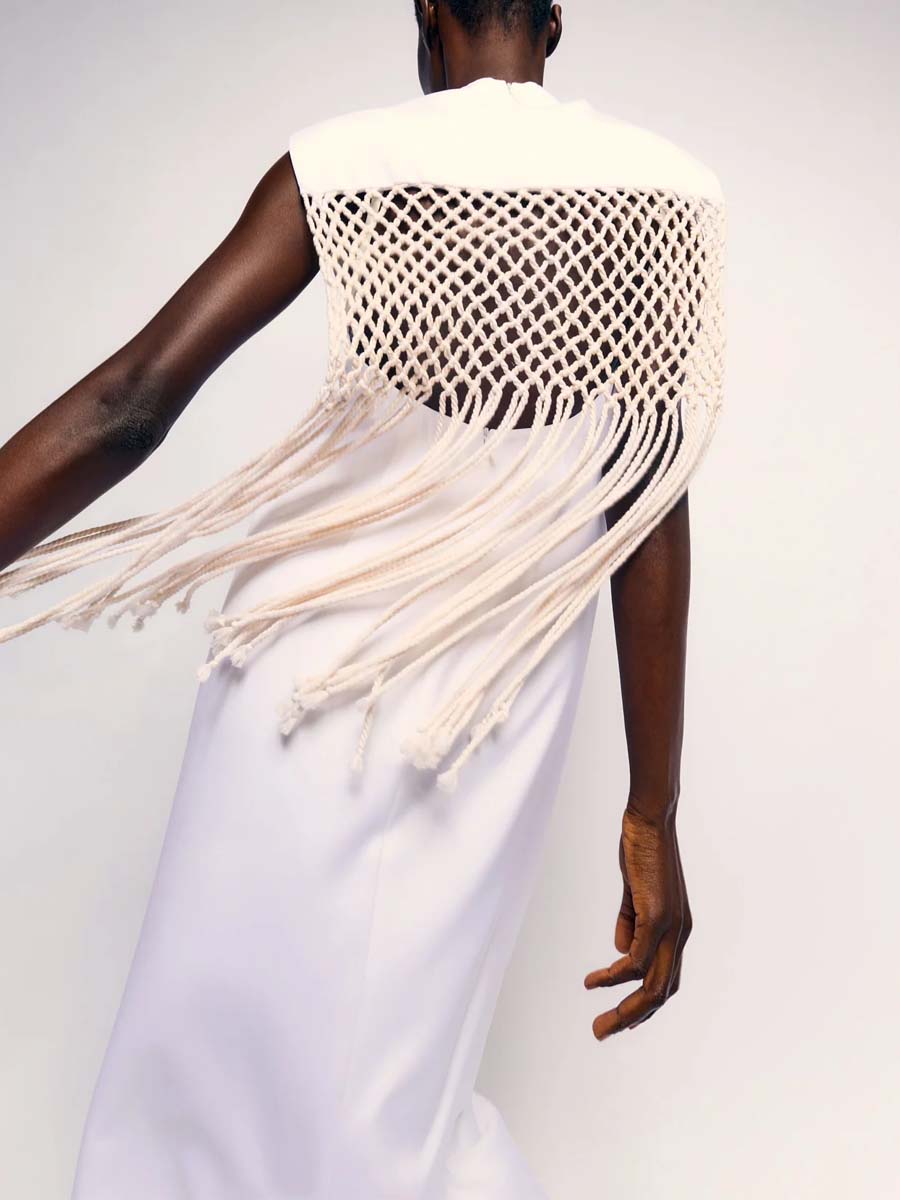 Back Tassel Maxi Dress