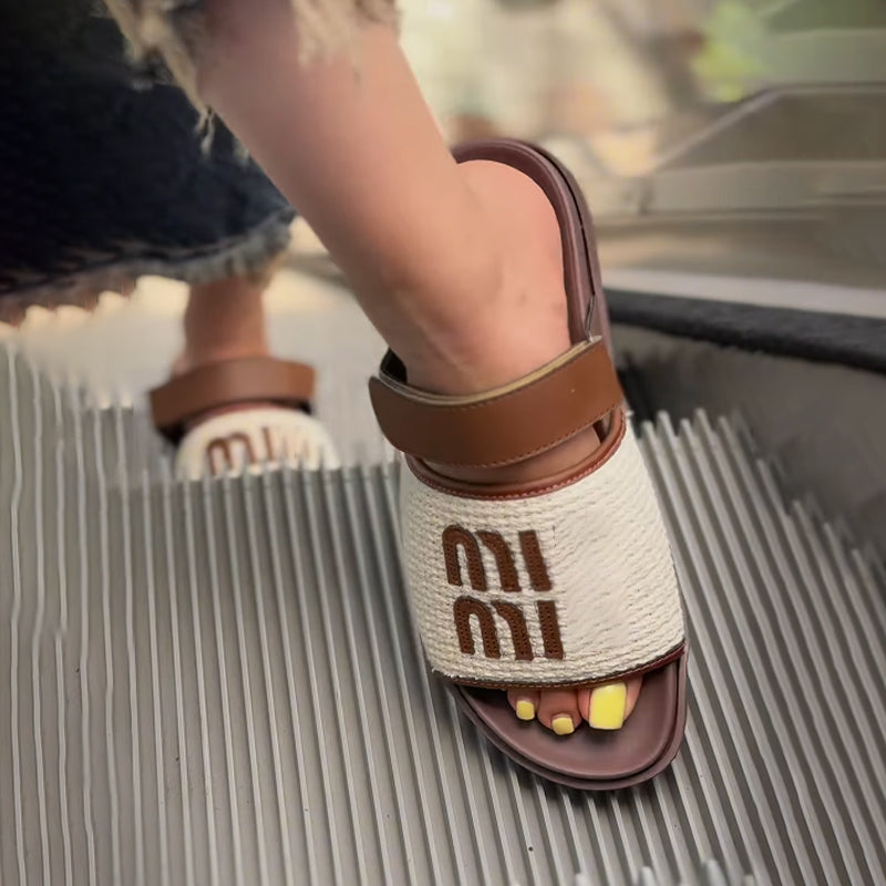 Velcro Flat Slippers