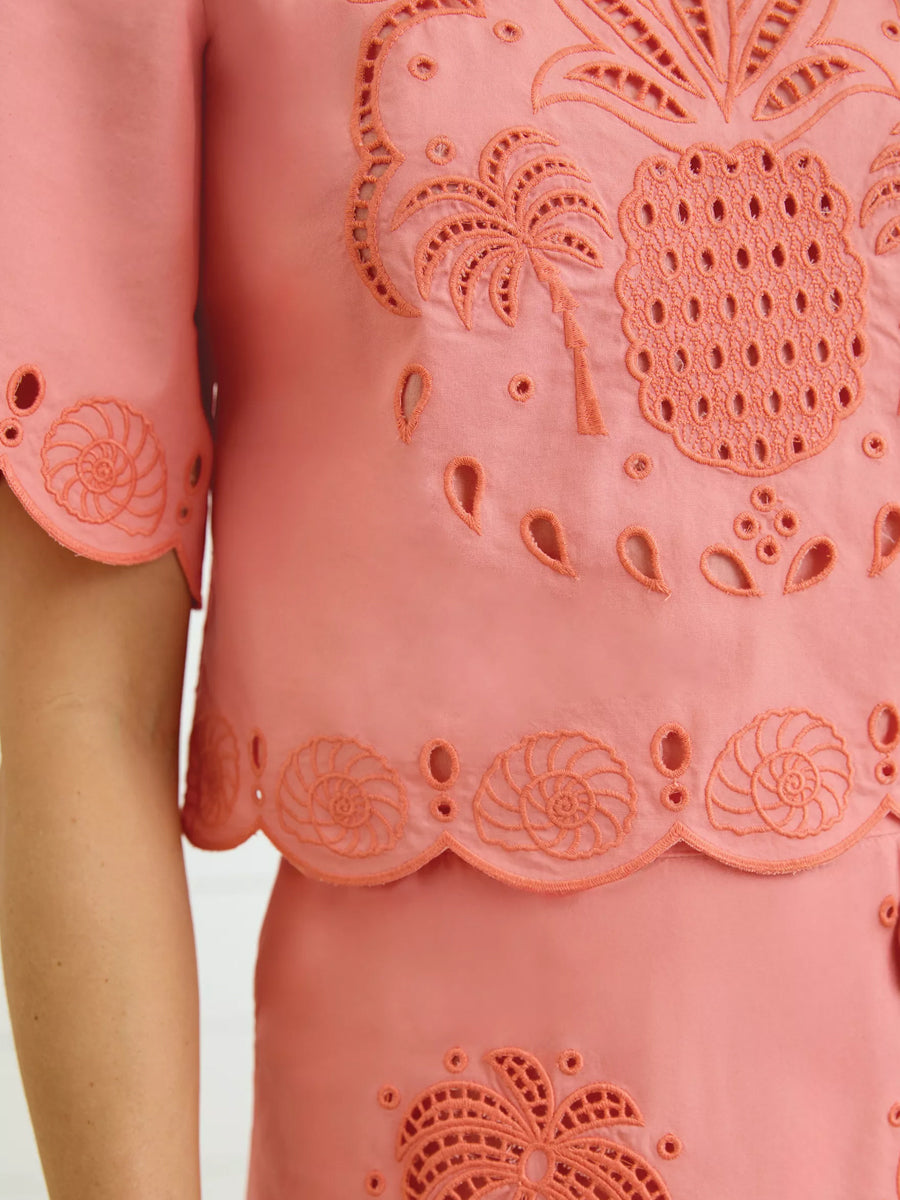 Embroidered Elegant Two Pieces Dress