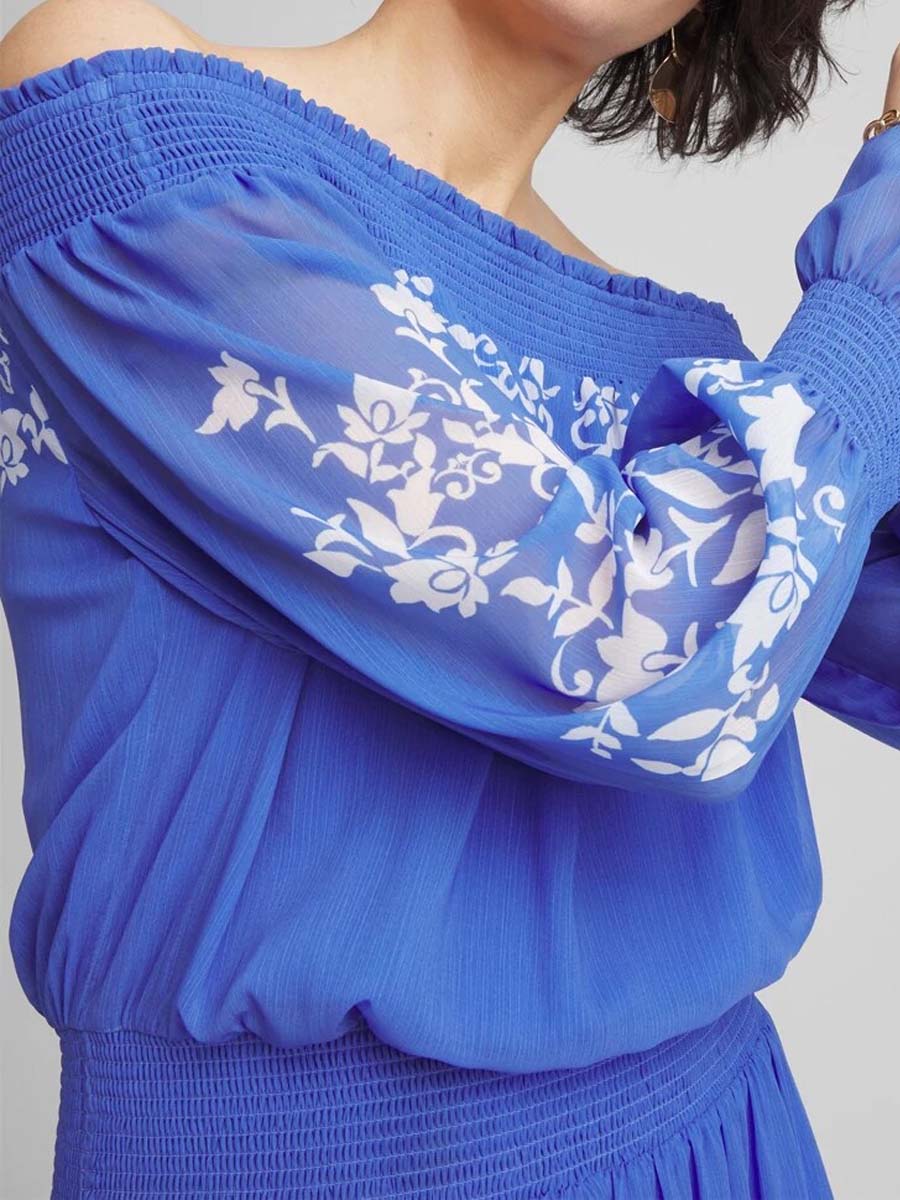 Off Shoulder Tiered Maxi Dress