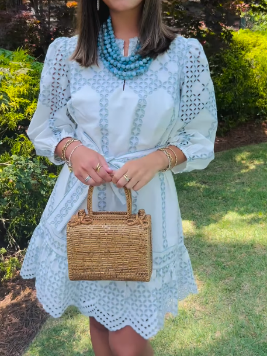 Hollow Out Skirt Dress