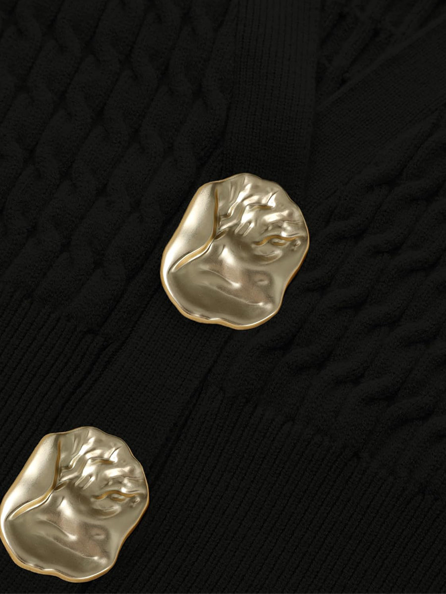 Knit Sweater Sleeveless V Neck Cardigans