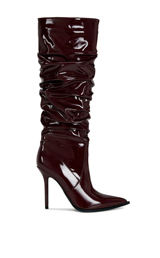 PATENT STILETTO BOOT