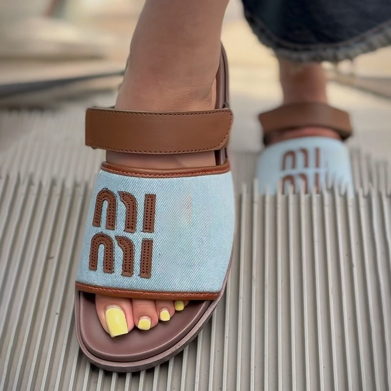 Velcro Flat Slippers