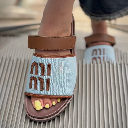 Velcro Flat Slippers