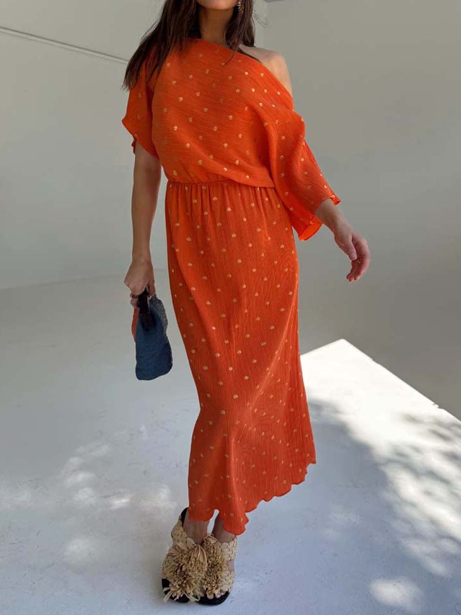 Elegant Elasticated Waist Dress