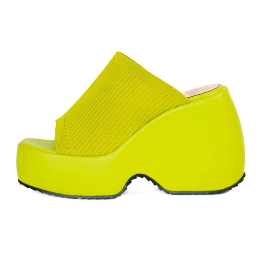 Wedge Thick Bottom Fashion Comfortable Knitted Slippers