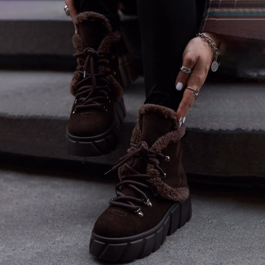 Thick-soled Martin Boots Thick Warm Snow Boots