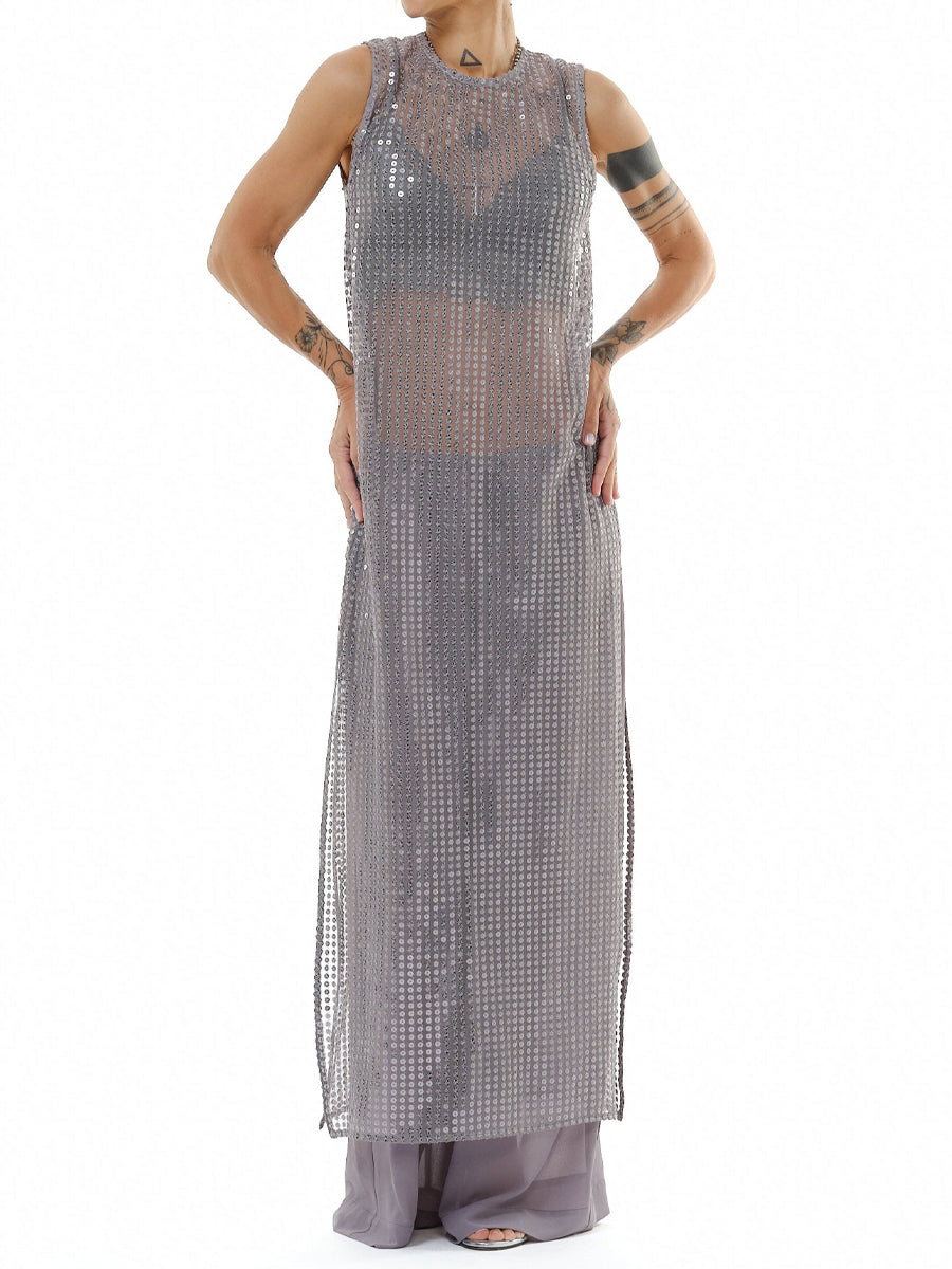 Fashion Sequin Sleeveless Two-piece Set