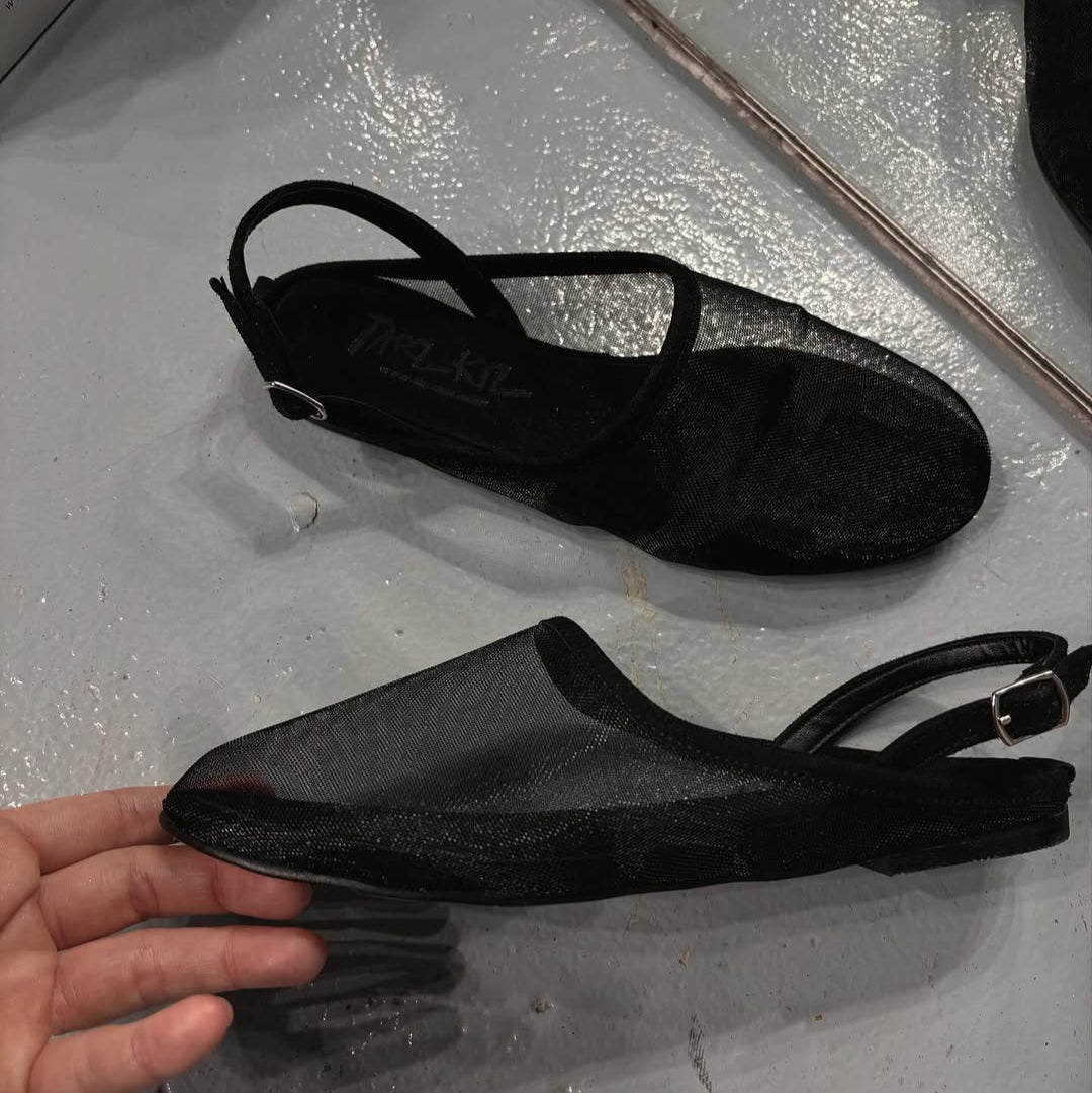 Sheer-Tech Noir Sandal – Reinforced Back Harness