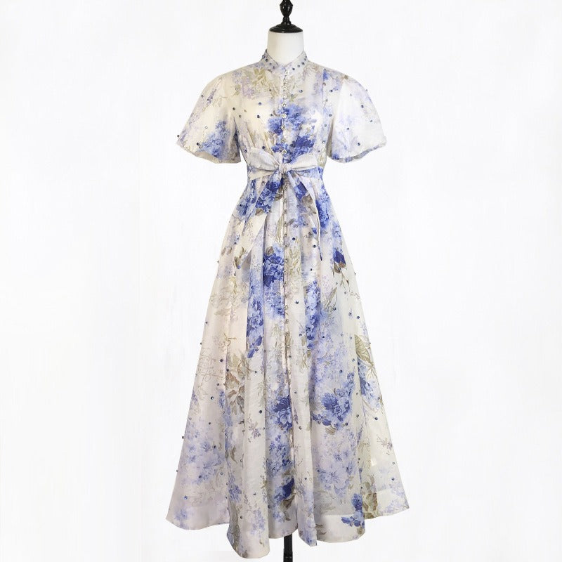 Short Sleeve Elegant Soft Midi Dress