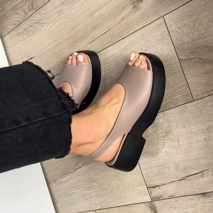 Chic Slip - On Platform Sandals