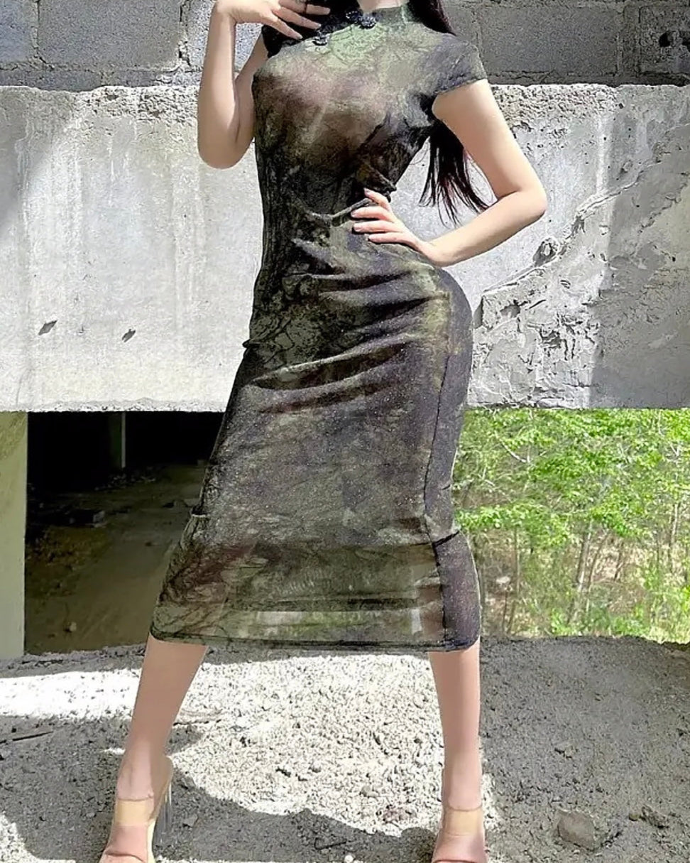 Improved Chinese cheongsam