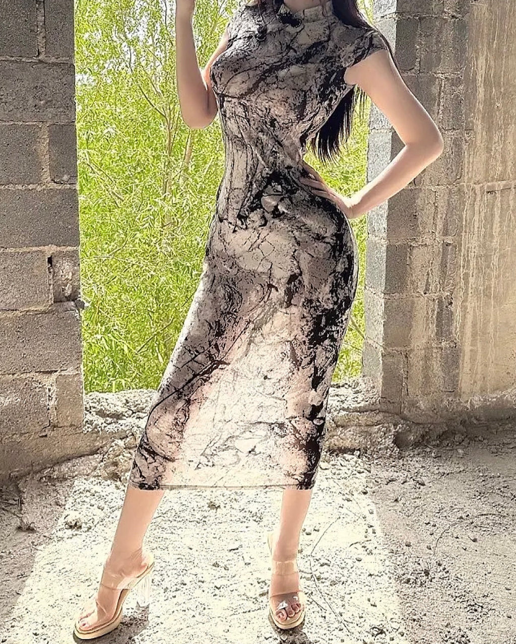 Improved Chinese cheongsam