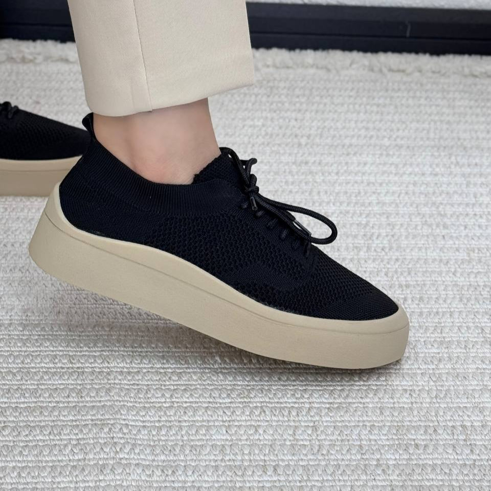 Lace - Up Knit Sneakers (Available in Multiple Colors)