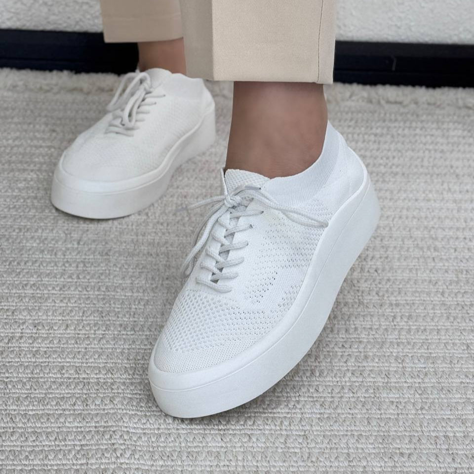 Lace - Up Knit Sneakers (Available in Multiple Colors)
