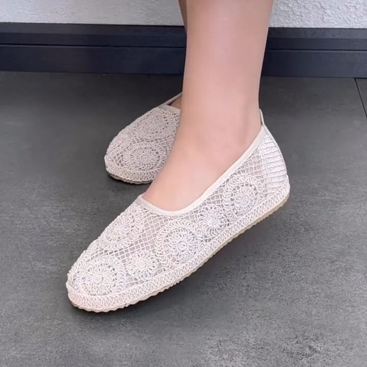 Lace - Up Flat Loafers (Light & Dark Shades)