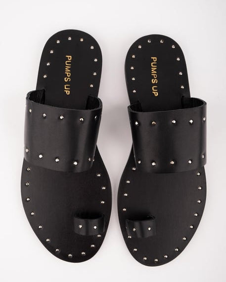 Studded Toe - Loop Slides