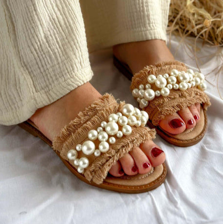 Pearl - Decorated Fringe Slides