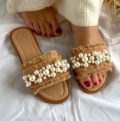 Pearl - Decorated Fringe Slides