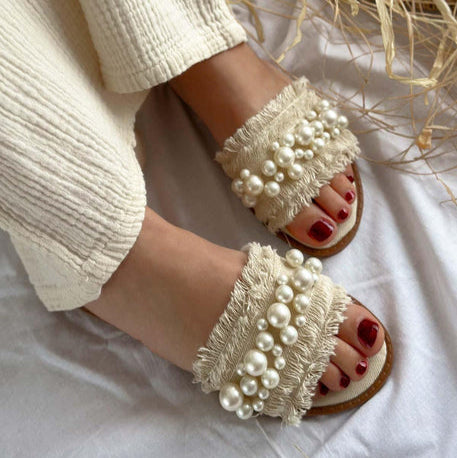 Pearl - Decorated Fringe Slides