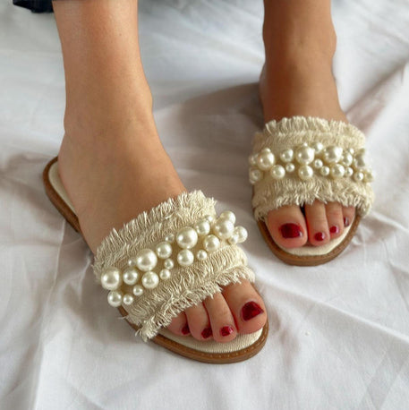 Pearl - Decorated Fringe Slides