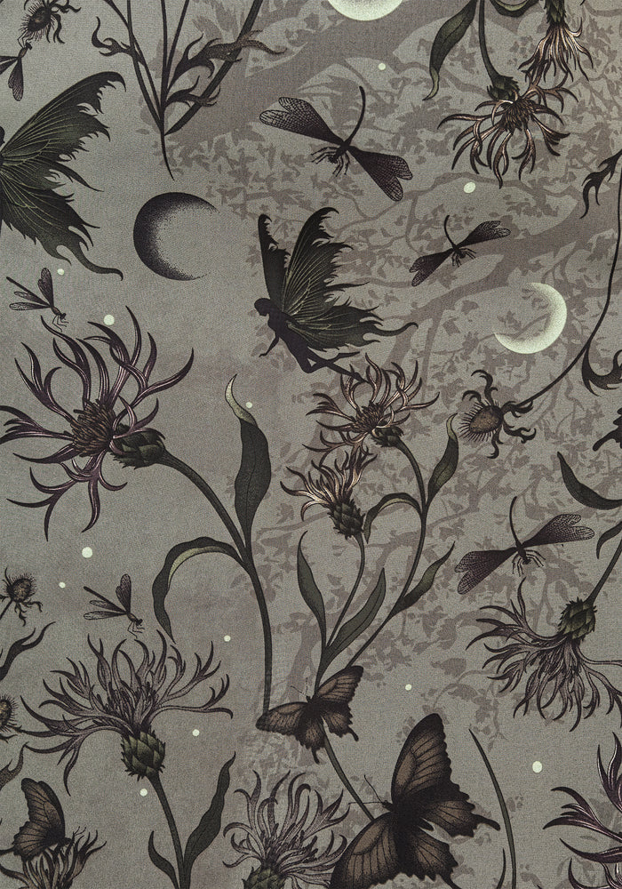 Floral Wrap Midi Dress