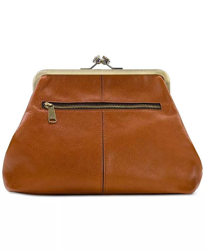 (⏰Last Day Sale For $39.99💥)-Classic Kiss-lock Closure Adorned Leather Bag