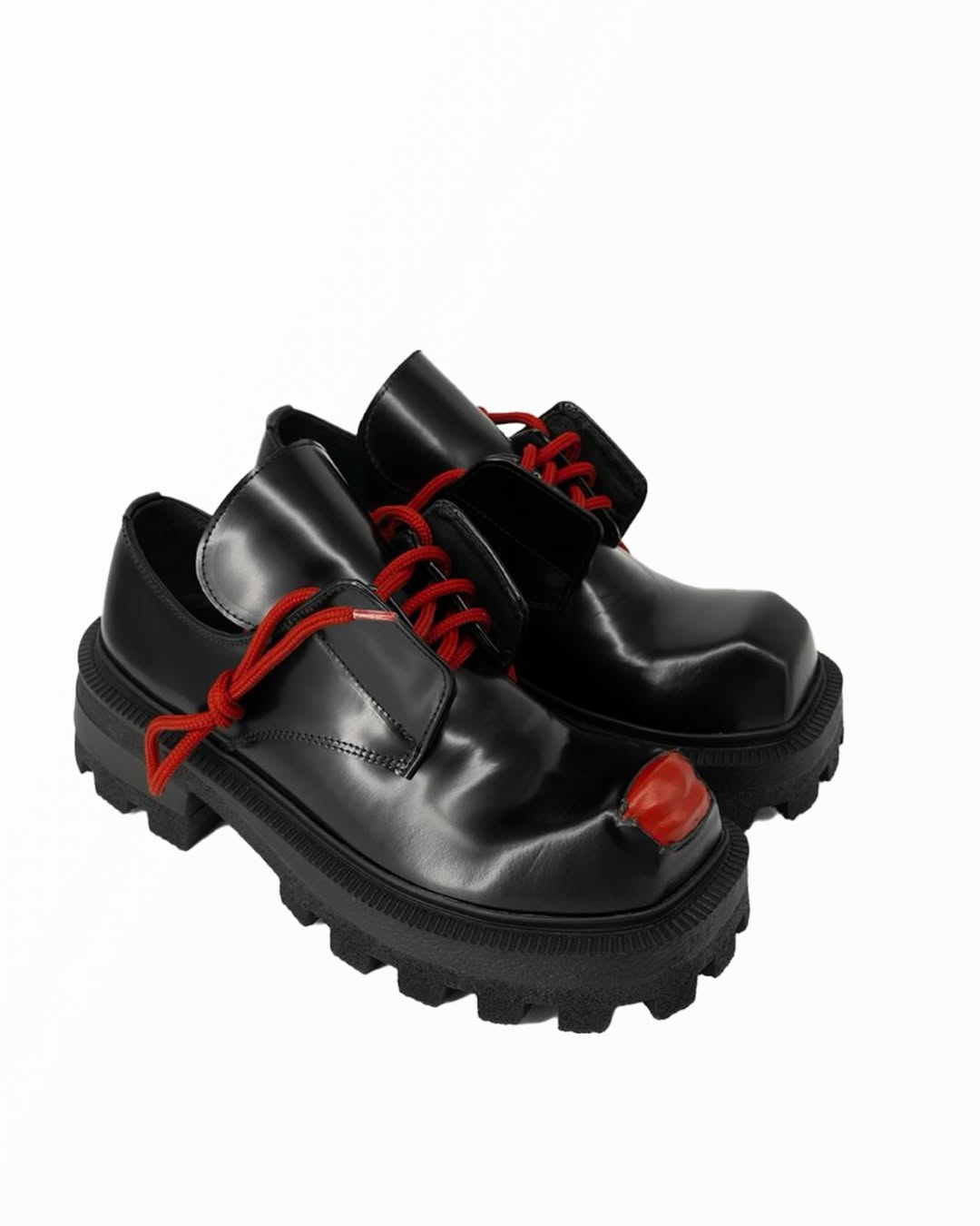 Cute platform derby shoes