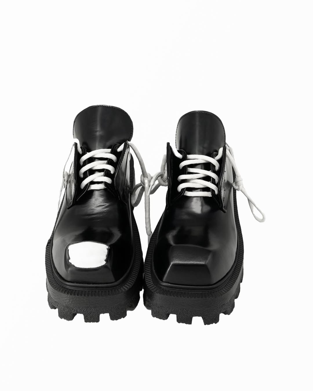 Cute platform derby shoes