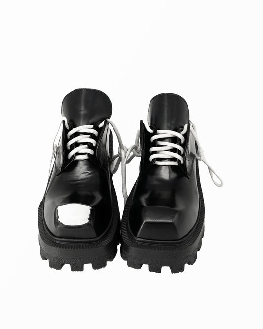 Cute platform derby shoes