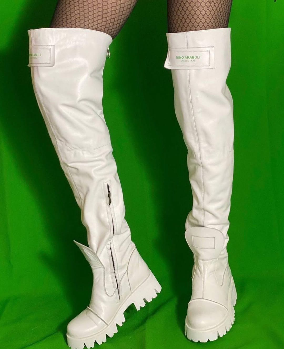 Multi - Color Over - the - Knee Boots